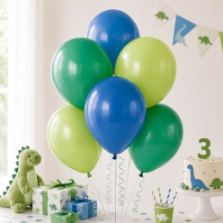 Lime Green, Blue & Green 12